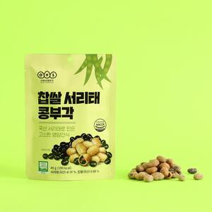 식품명인 제25호 오희숙 전통부각 찹쌀 서리태 콩부각 40g